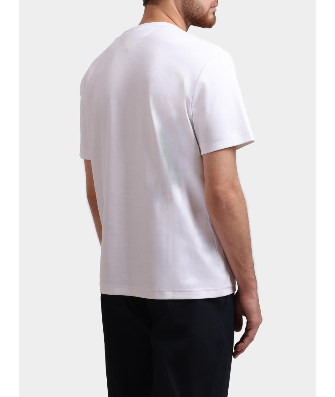 TOMMY HILFIGER Белая хлопковая футболка, фото 4