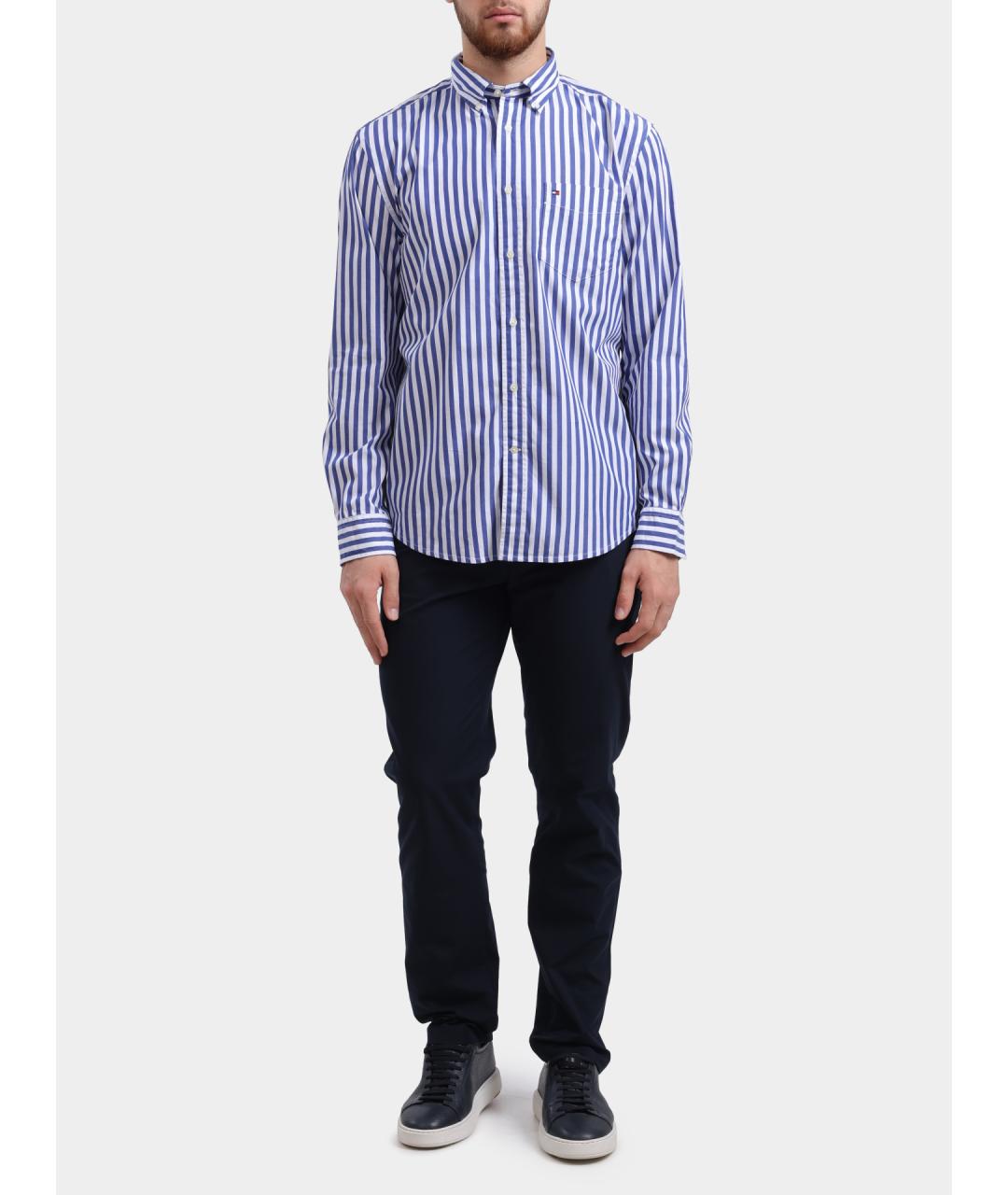TOMMY HILFIGER Мульти хлопковая кэжуал рубашка, фото 2
