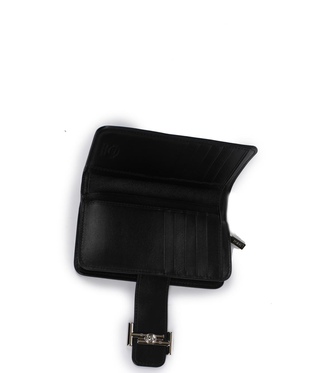 TOD'S Черный кожаный кошелек, фото 4