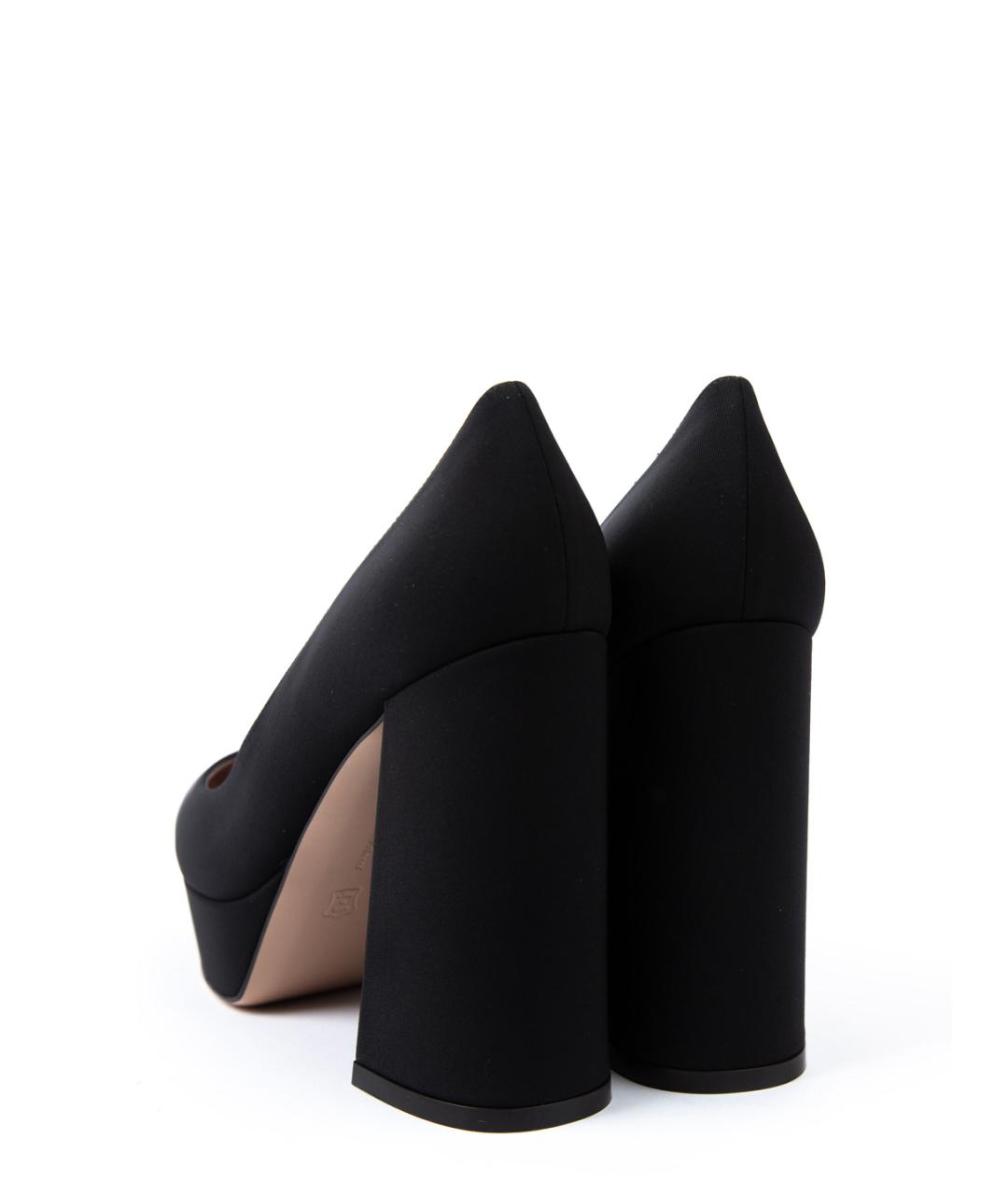 GIANVITO ROSSI Черные замшевые туфли, фото 4