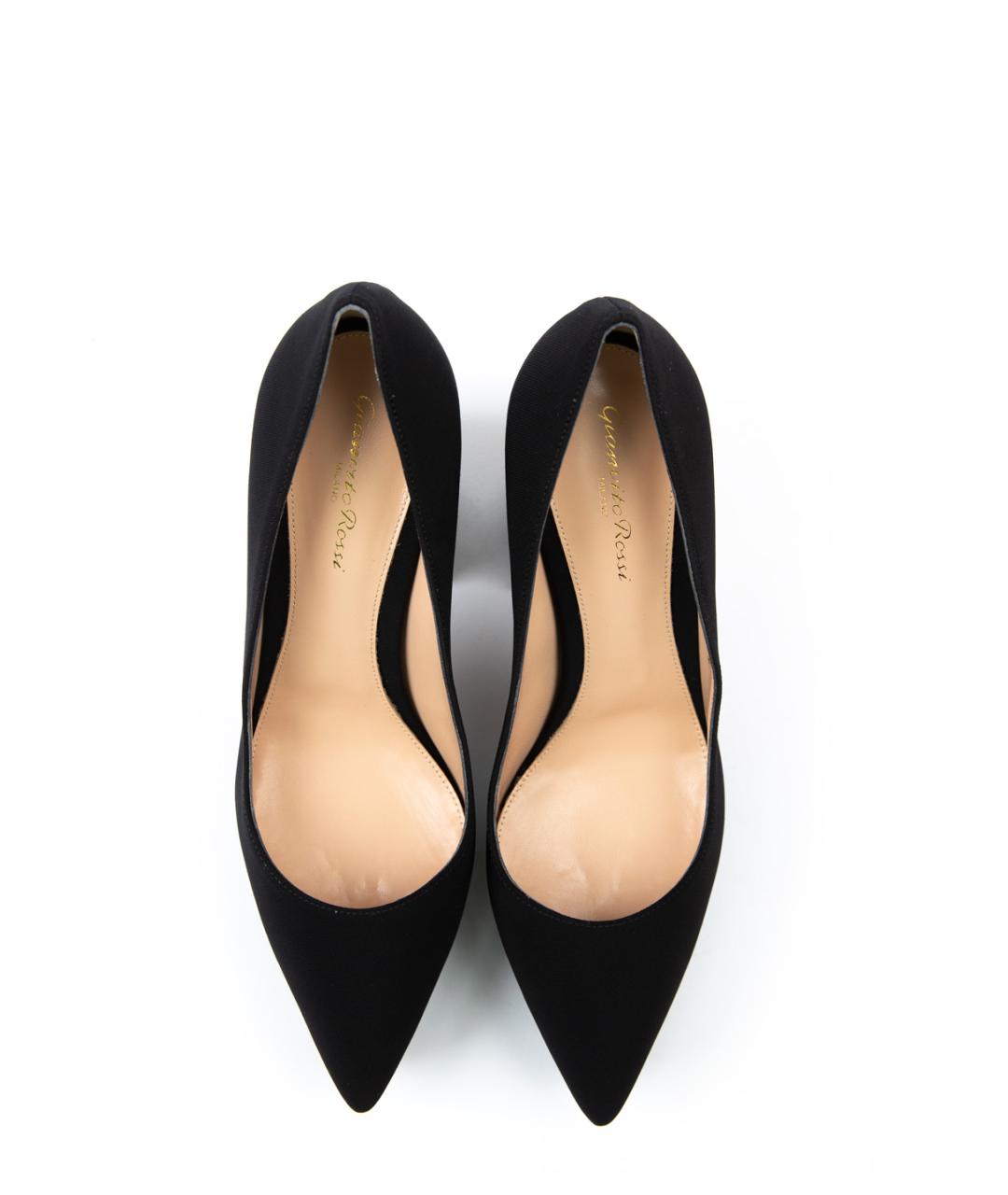 GIANVITO ROSSI Черные замшевые туфли, фото 3