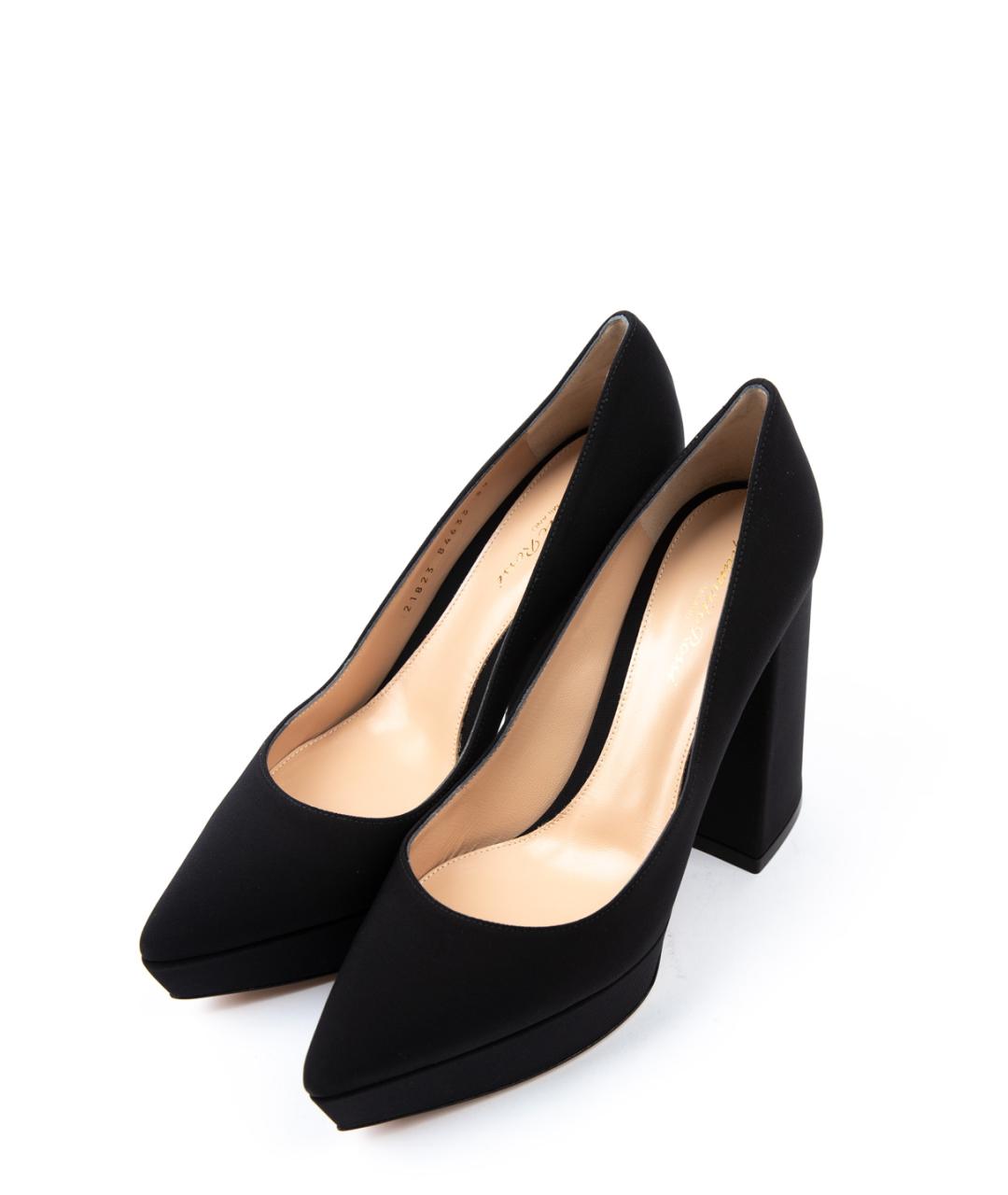 GIANVITO ROSSI Черные замшевые туфли, фото 2