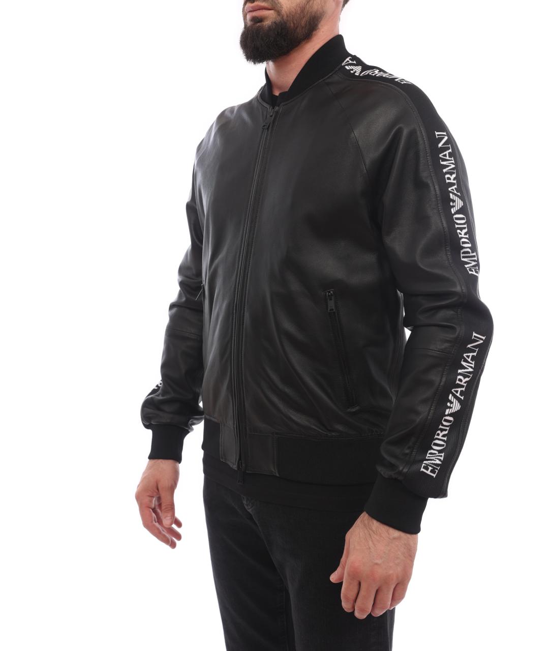 EMPORIO ARMANI Черная куртка, фото 4
