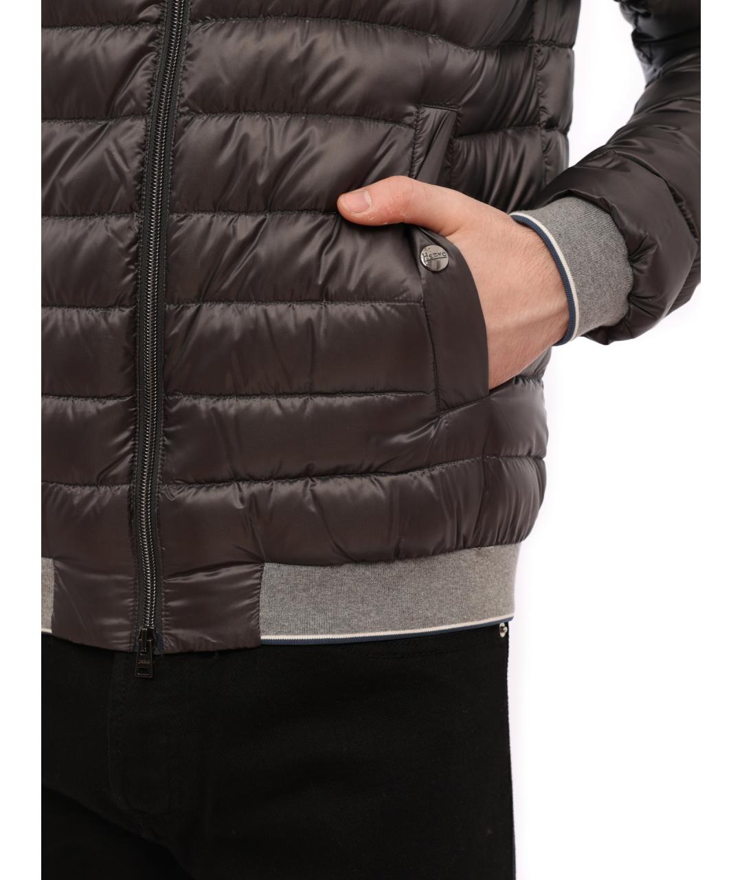 HERNO Коричневая куртка, фото 2