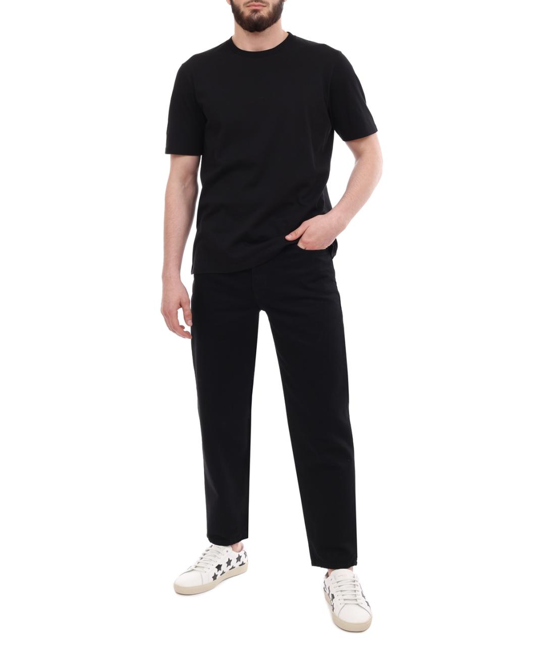 SAINT LAURENT Черная футболка, фото 2