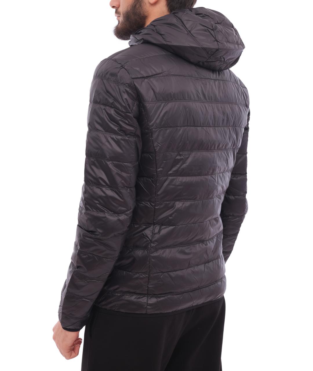 EA7 Черная куртка, фото 4