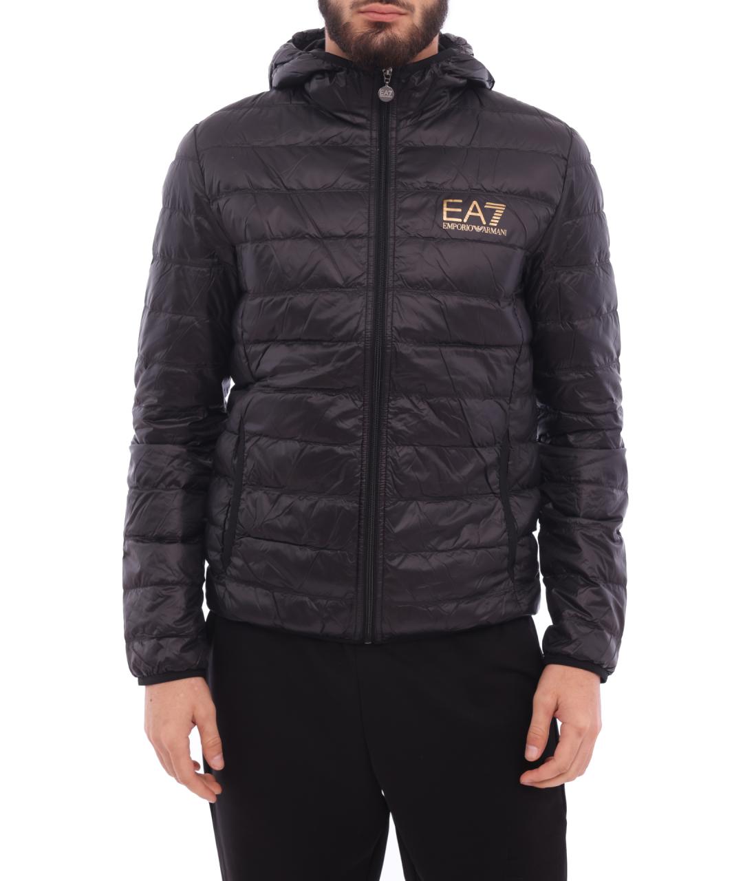 EA7 Черная куртка, фото 1