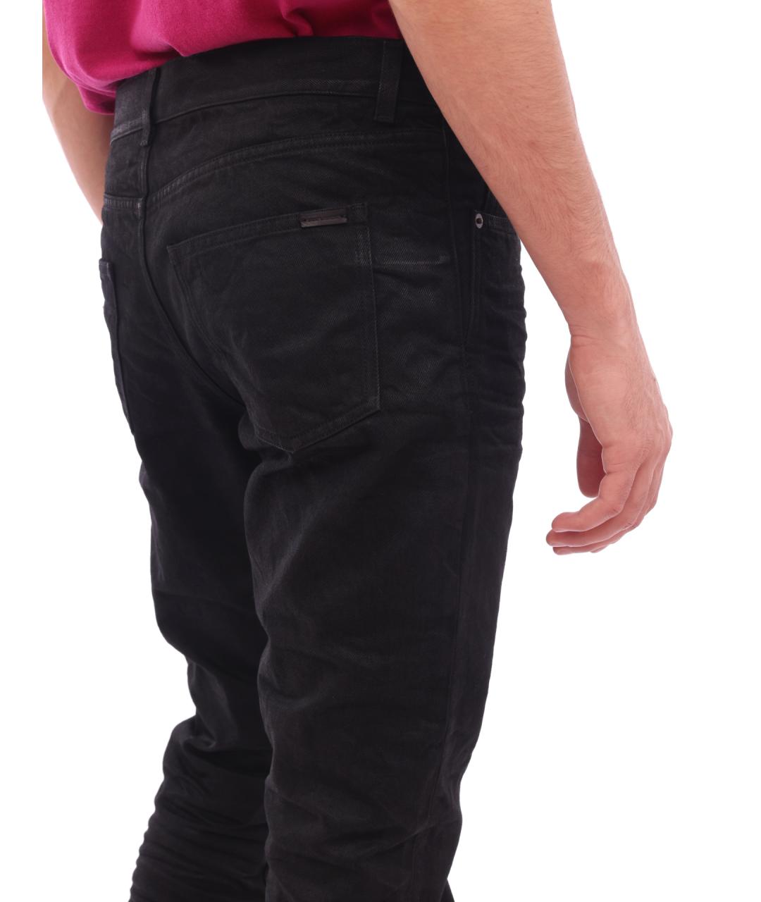 SAINT LAURENT Черные джинсы скинни, фото 4