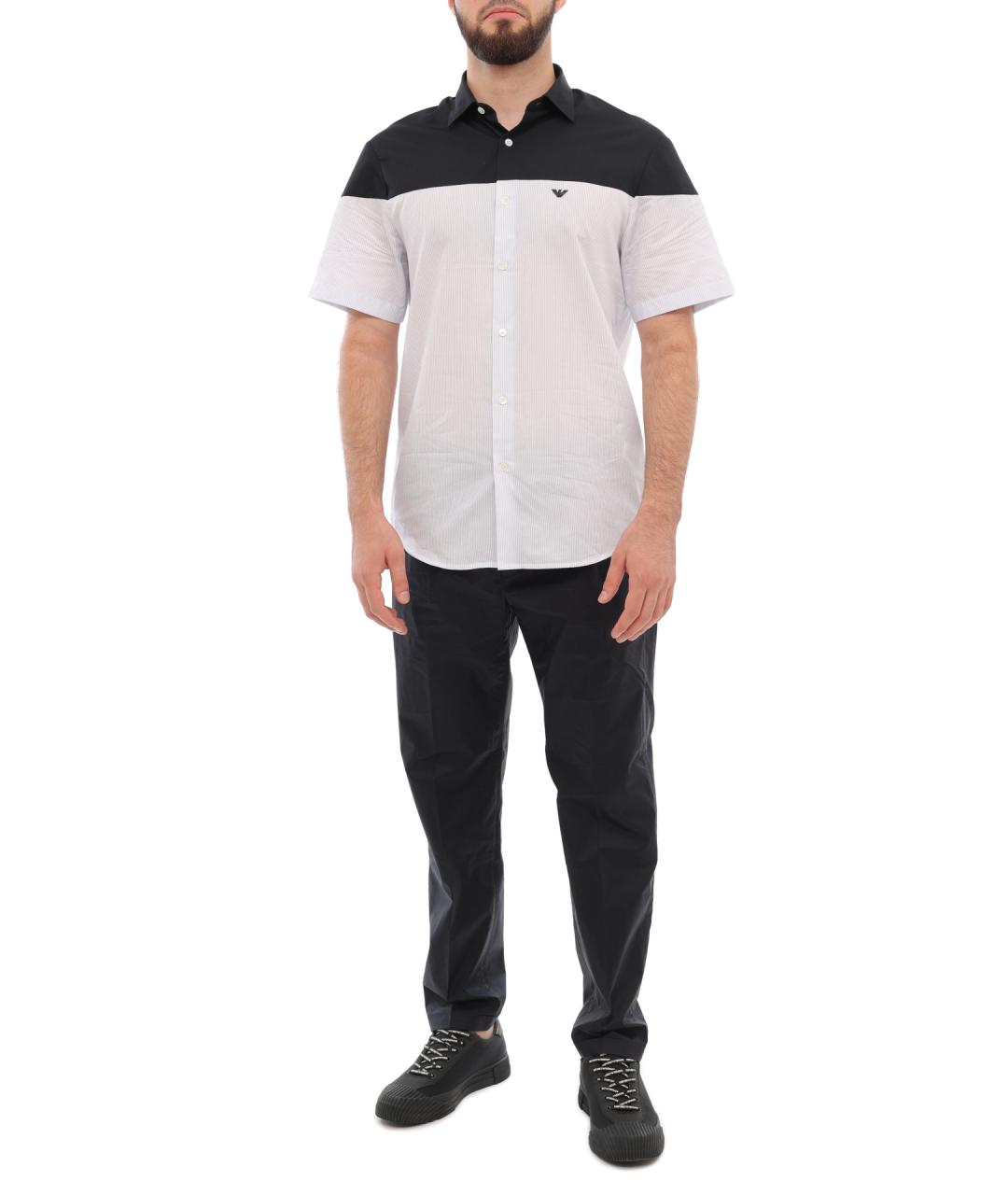 EMPORIO ARMANI Хлопковая кэжуал рубашка, фото 5