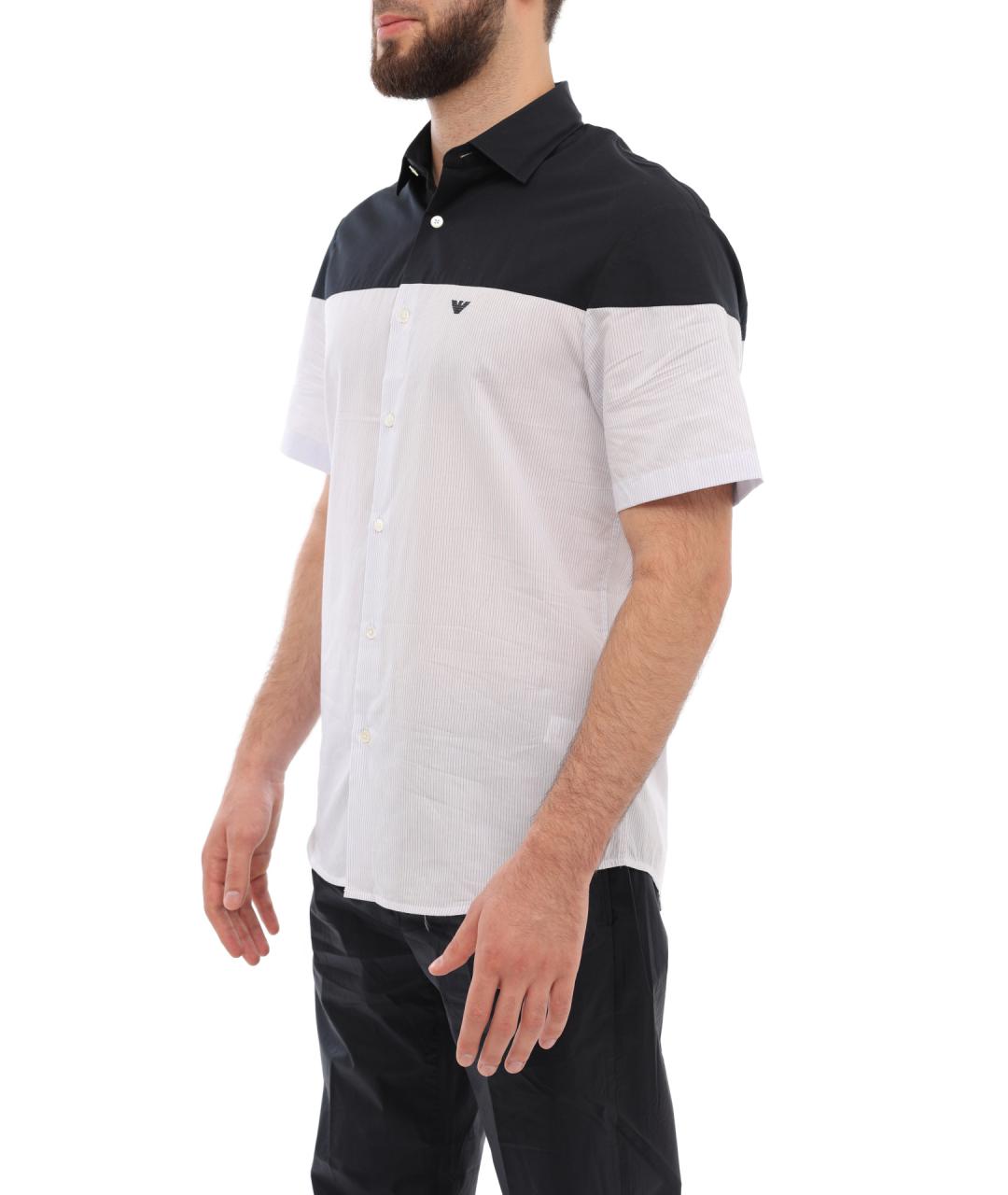 EMPORIO ARMANI Хлопковая кэжуал рубашка, фото 4