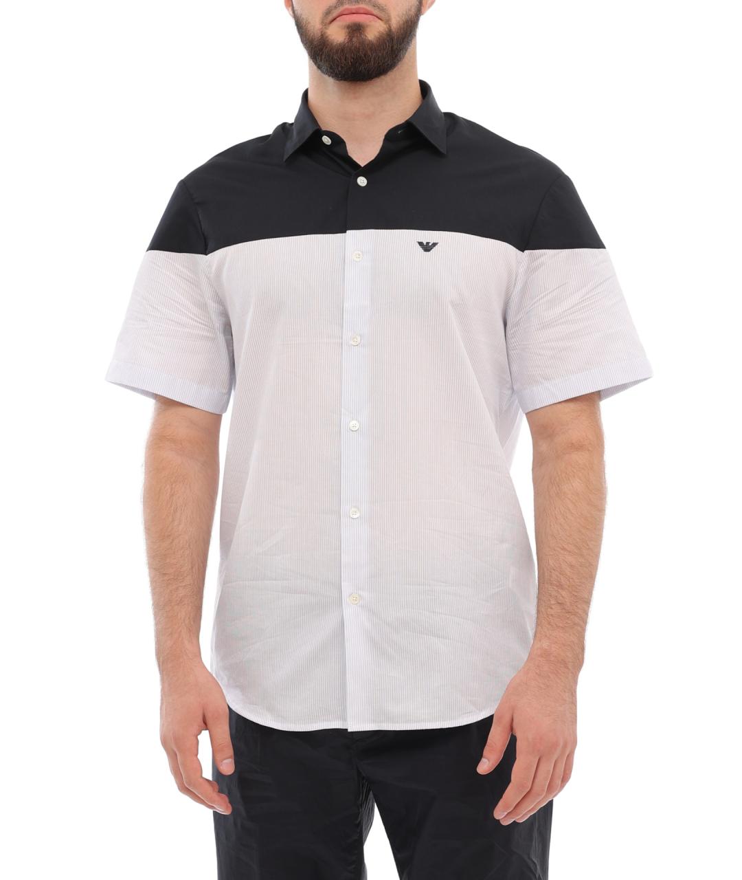 EMPORIO ARMANI Хлопковая кэжуал рубашка, фото 1