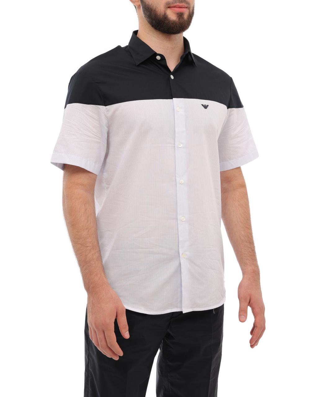 EMPORIO ARMANI Хлопковая кэжуал рубашка, фото 2