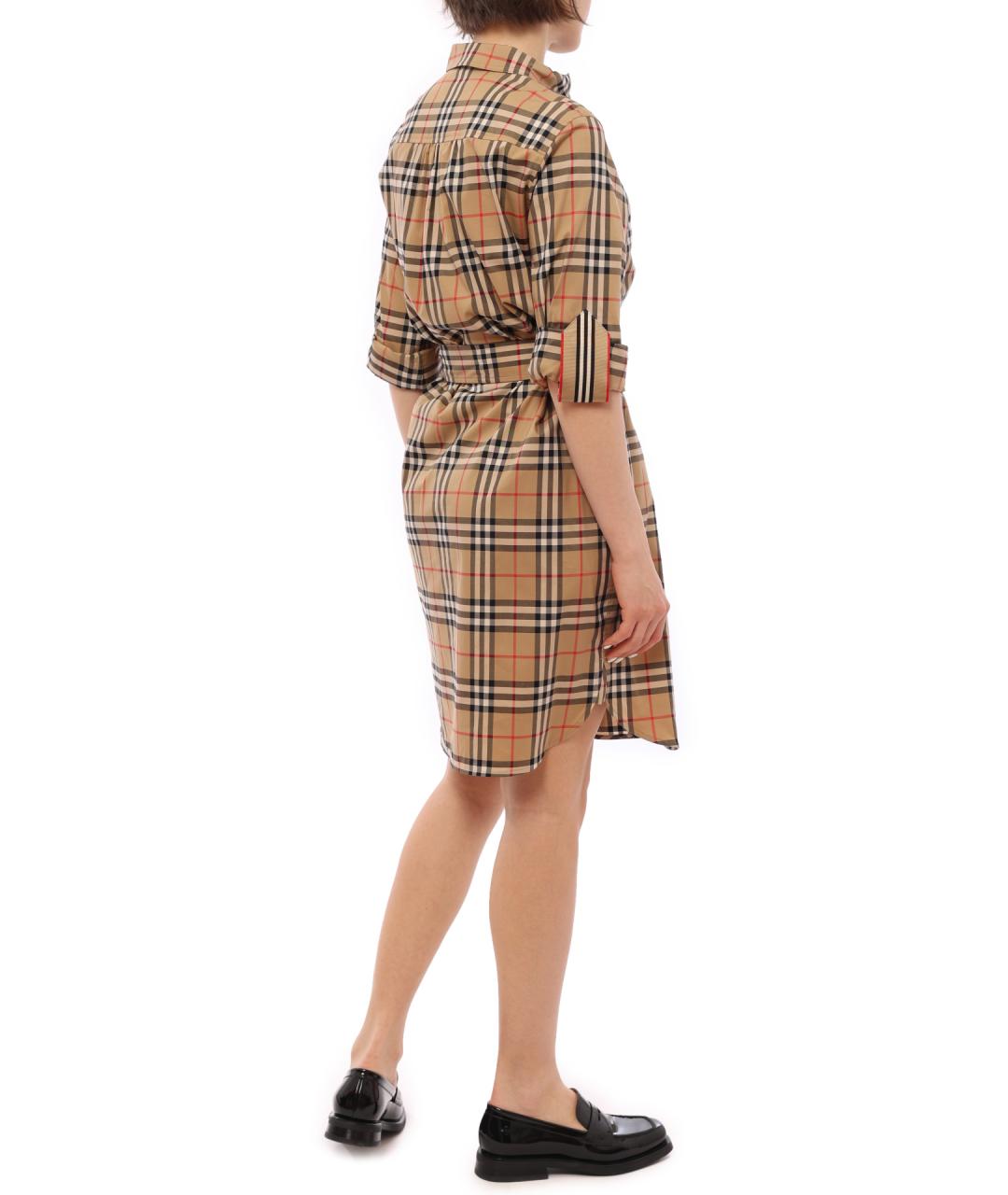 BURBERRY Хлопковое повседневное платье, фото 5
