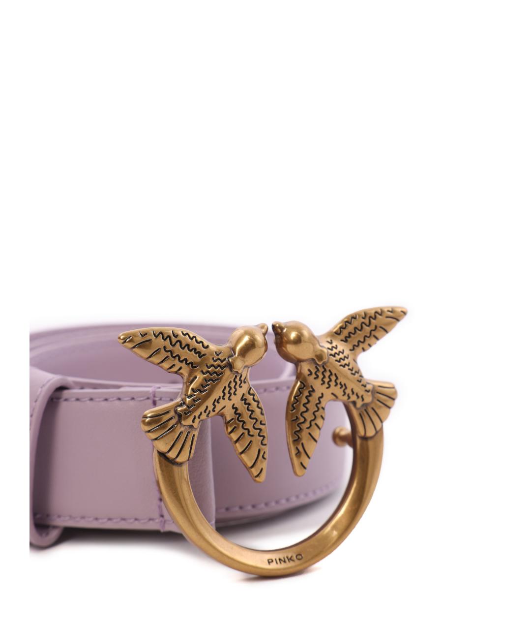 PINKO Фиолетовый кожаный ремень, фото 3