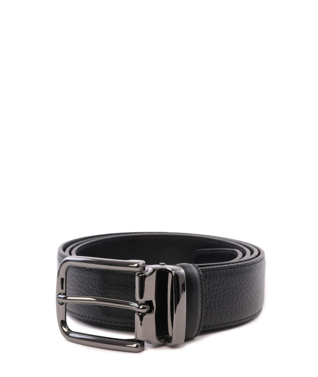 EMPORIO ARMANI Черный ремень, фото 1