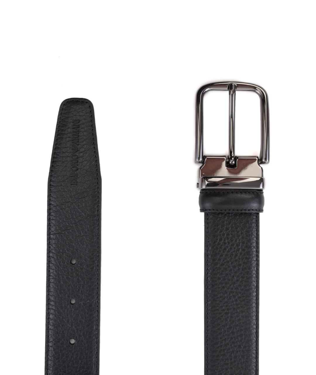 EMPORIO ARMANI Черный ремень, фото 2