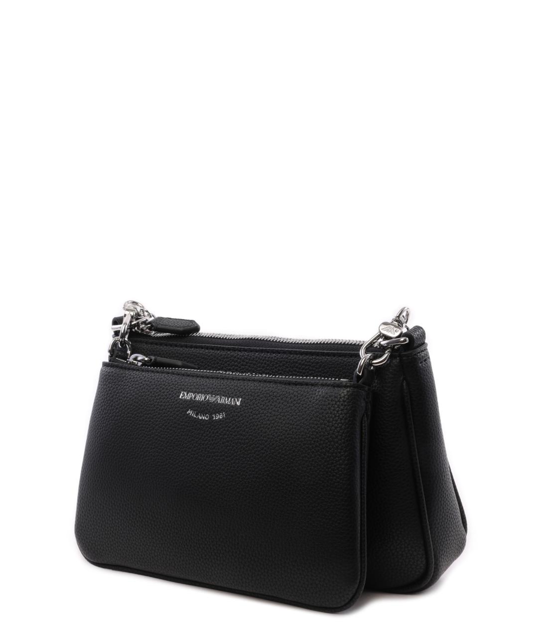 EMPORIO ARMANI Черная сумка через плечо, фото 3