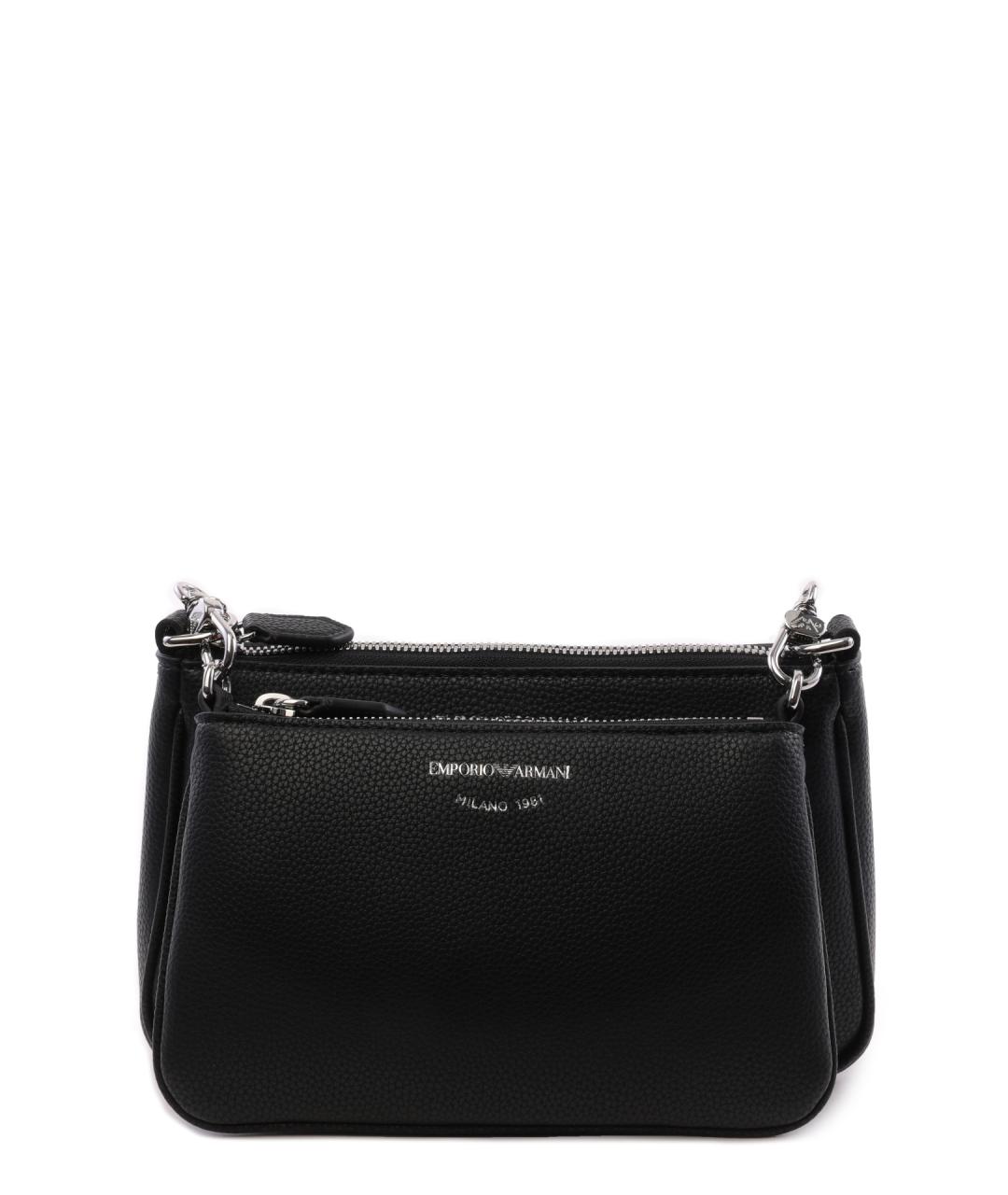 EMPORIO ARMANI Черная сумка через плечо, фото 1