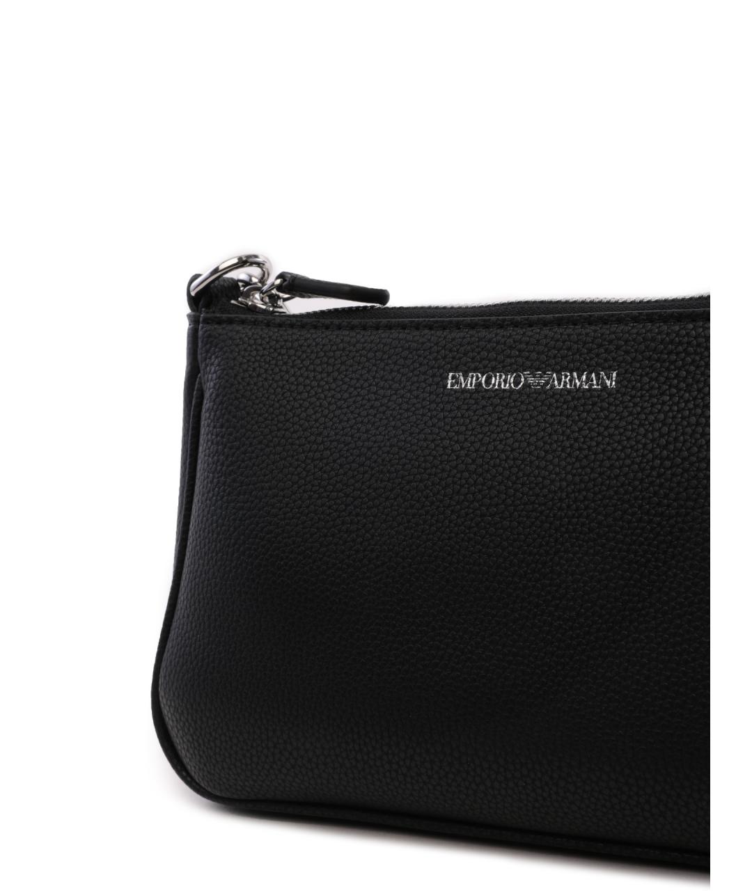 EMPORIO ARMANI Черная сумка через плечо, фото 5