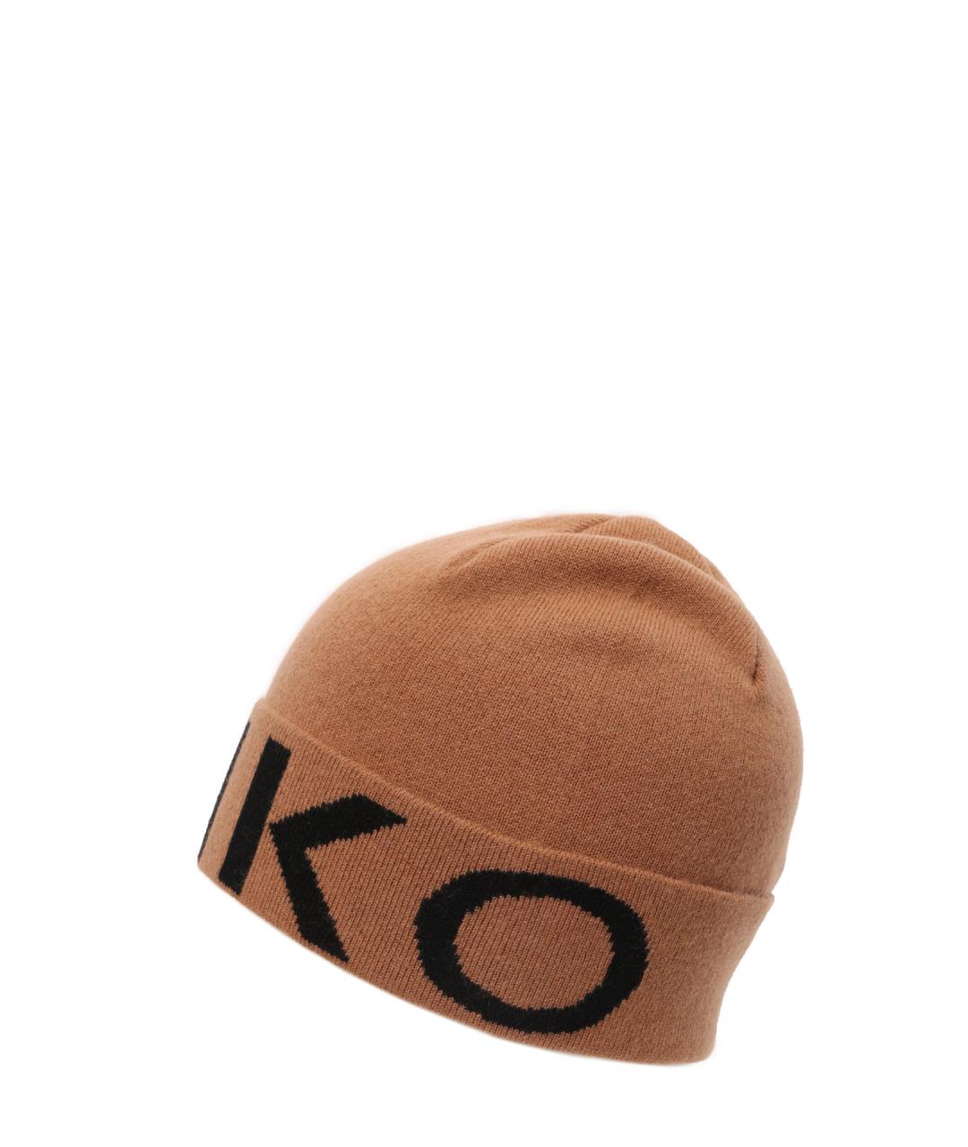 PINKO Коричневая шерстяная шапка, фото 2