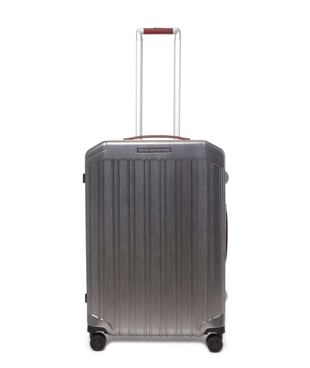 PIQUADRO Серый чемодан, фото 1