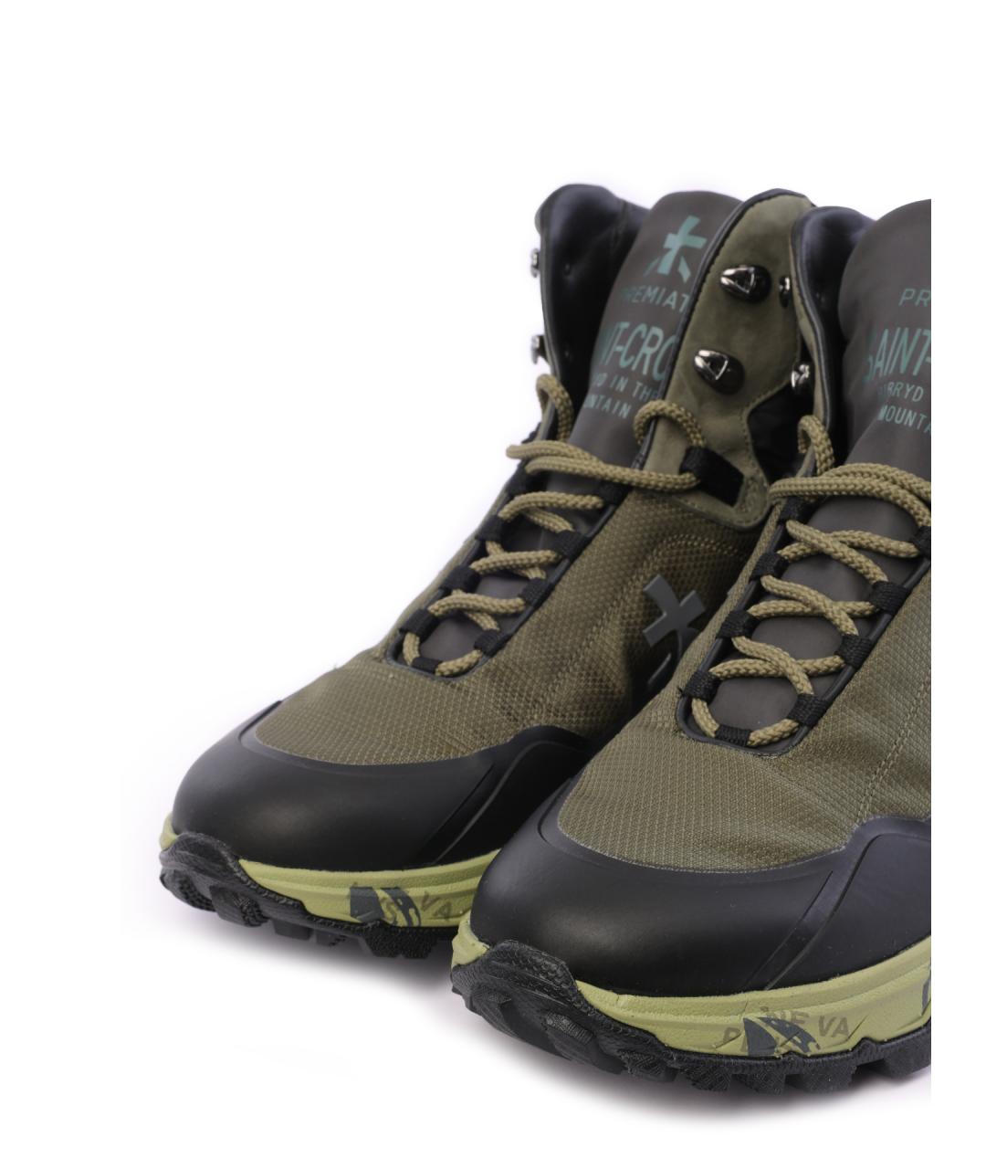 PREMIATA Текстильные высокие кроссовки / кеды, фото 7