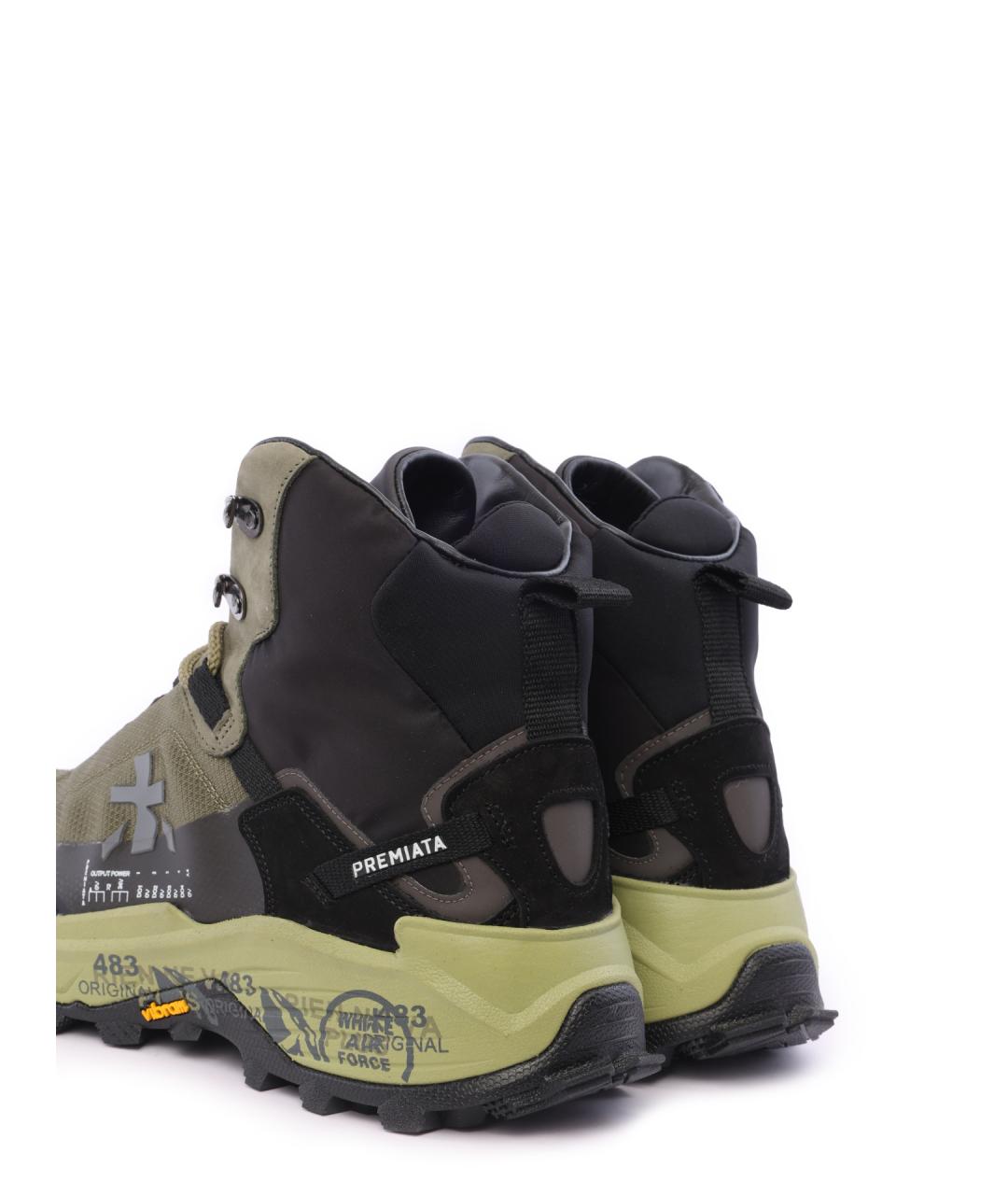 PREMIATA Текстильные высокие кроссовки / кеды, фото 6