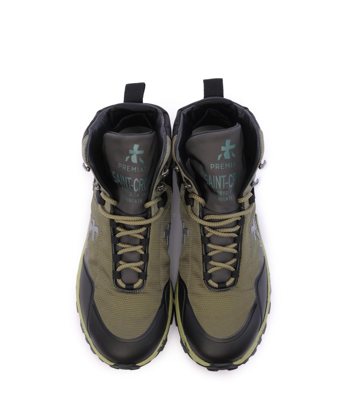 PREMIATA Текстильные высокие кроссовки / кеды, фото 5