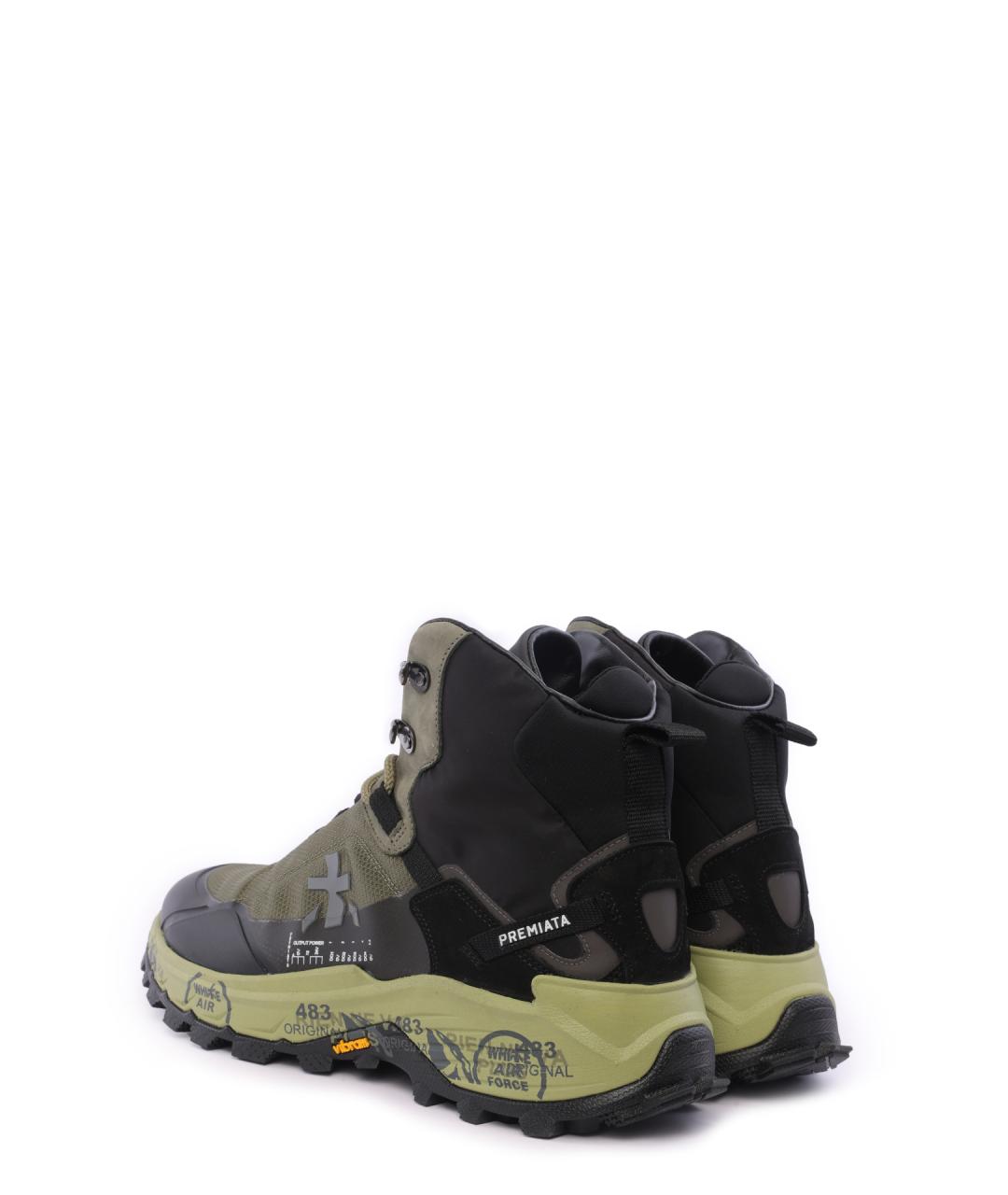 PREMIATA Текстильные высокие кроссовки / кеды, фото 3