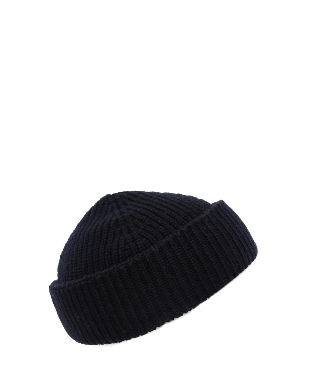 EMPORIO ARMANI Синяя шапка, фото 3