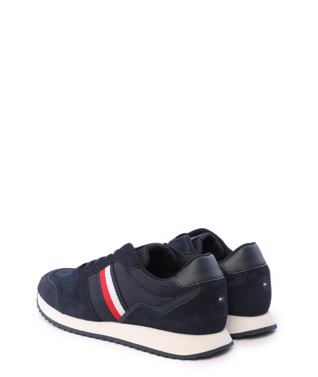 TOMMY HILFIGER Темно-синие низкие кроссовки / кеды, фото 3