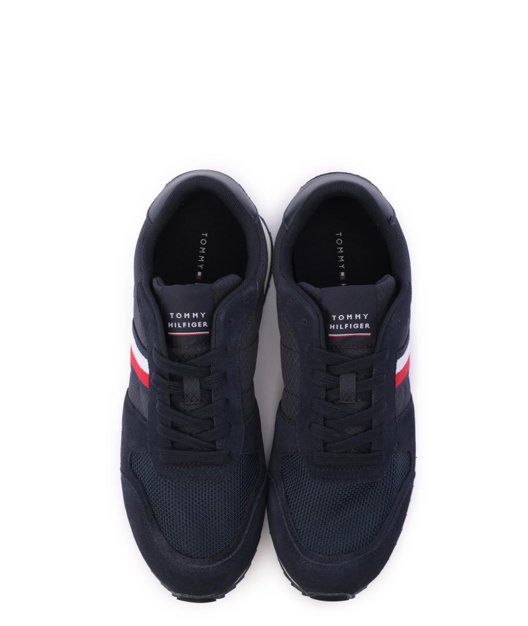 TOMMY HILFIGER Темно-синие низкие кроссовки / кеды, фото 5