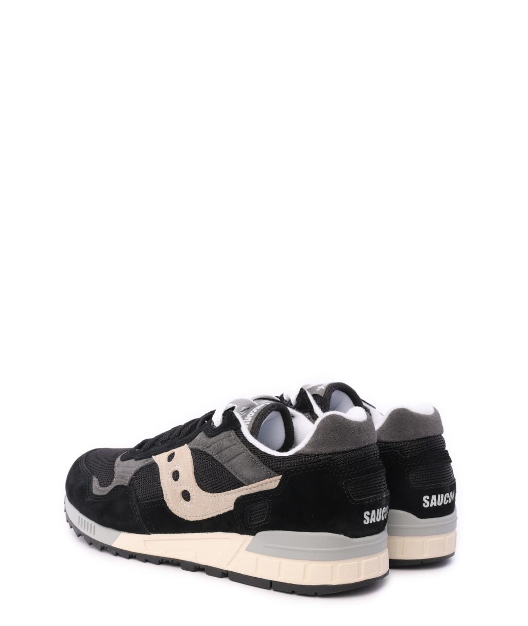 SAUCONY Черные текстильные низкие кроссовки / кеды, фото 3