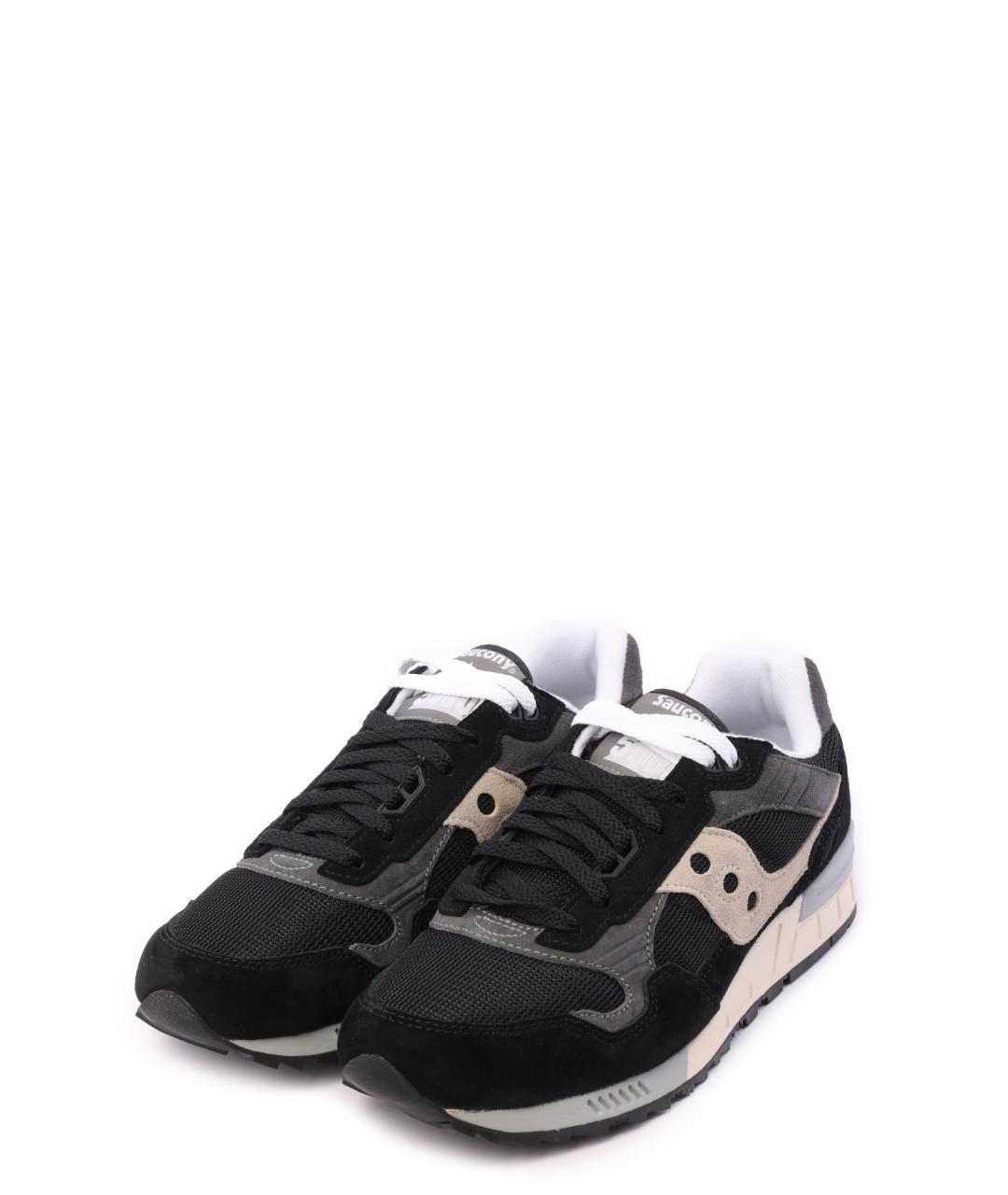 SAUCONY Черные текстильные низкие кроссовки / кеды, фото 2