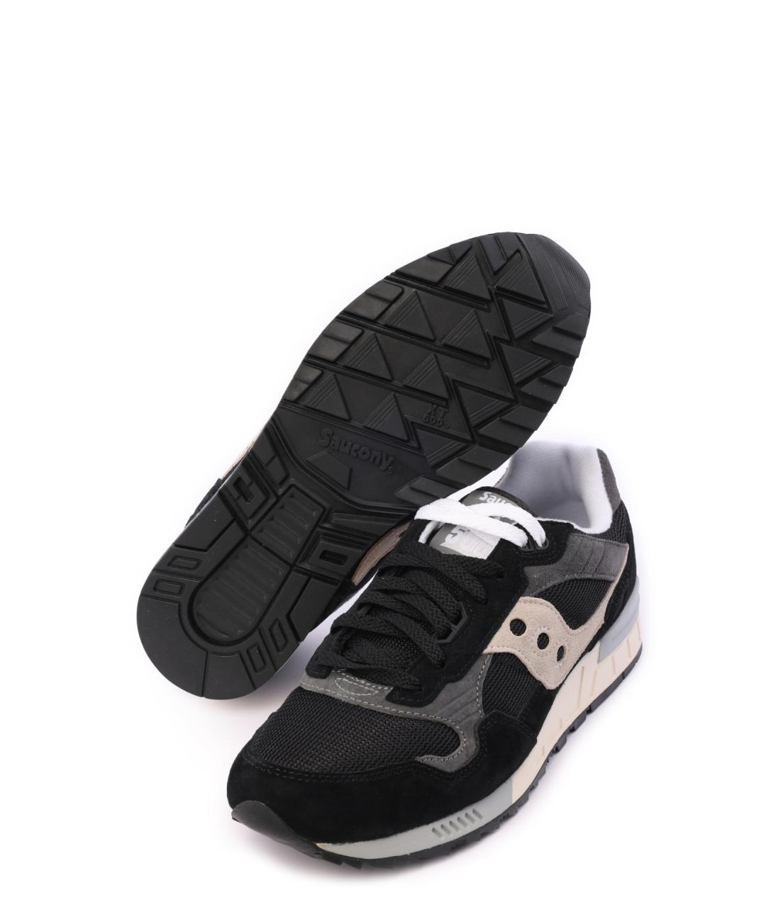 SAUCONY Черные текстильные низкие кроссовки / кеды, фото 4