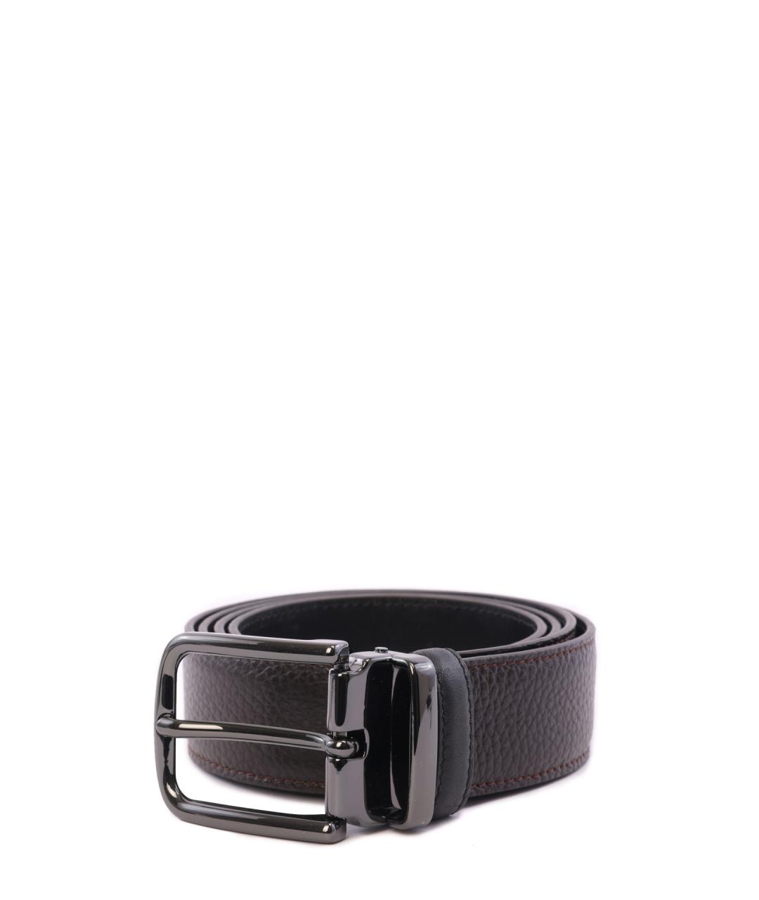 EMPORIO ARMANI Коричневый ремень, фото 1