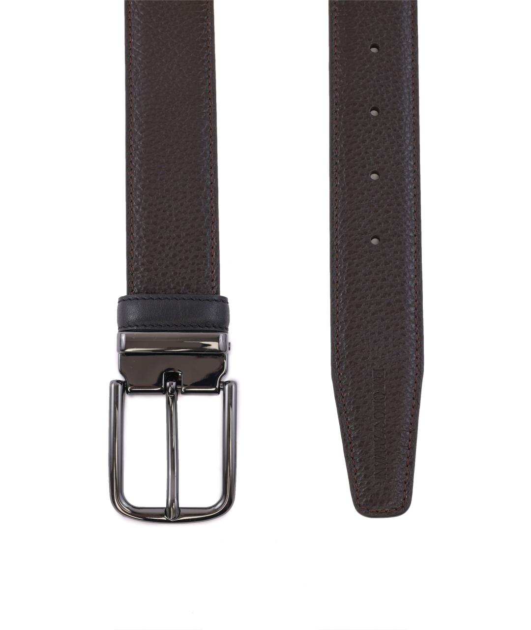EMPORIO ARMANI Коричневый ремень, фото 2