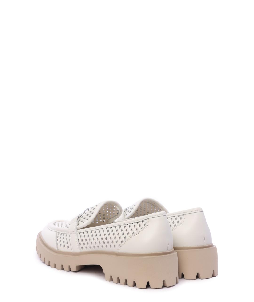 LIU JO Белые кожаные лоферы, фото 3