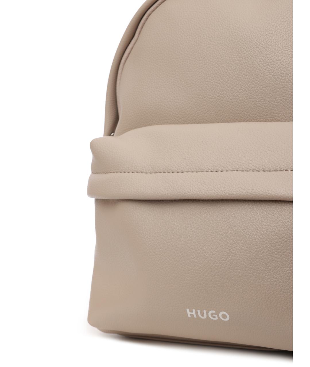 HUGO Бежевый рюкзак, фото 4