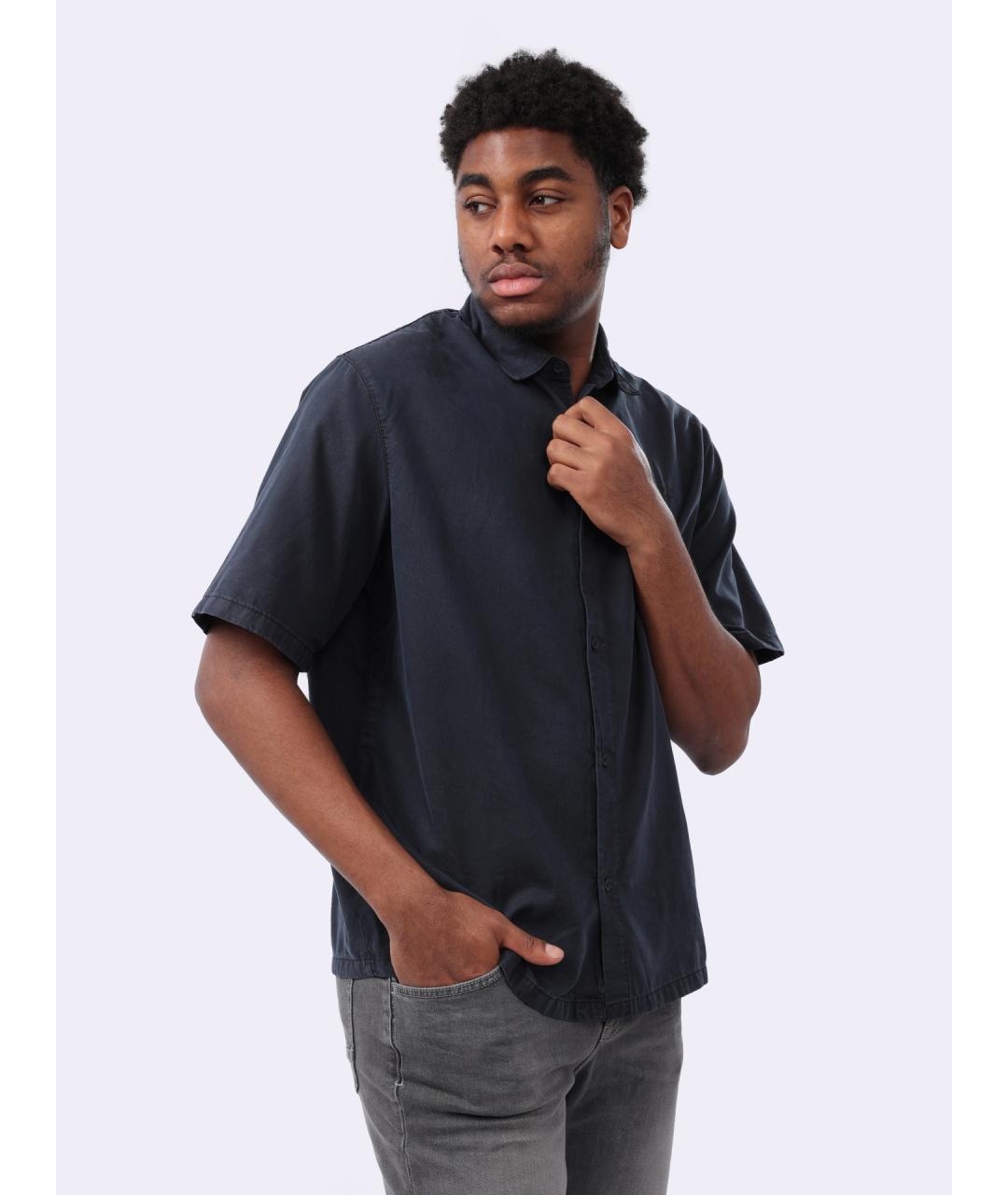 ARMANI EXCHANGE Темно-синяя кэжуал рубашка, фото 2