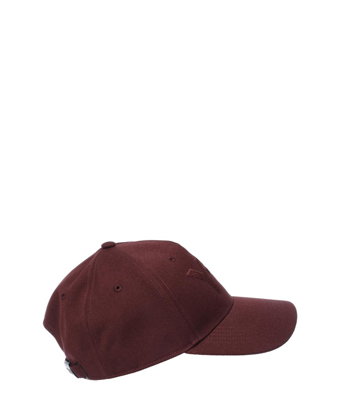 Y-3 Бордовая хлопковая кепка/бейсболка, фото 3