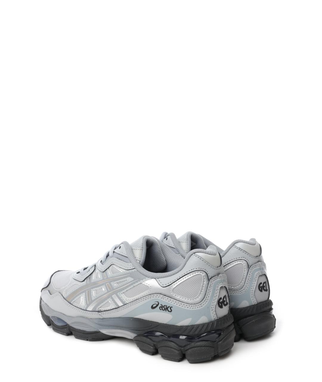 ASICS Серые текстильные низкие кроссовки / кеды, фото 3