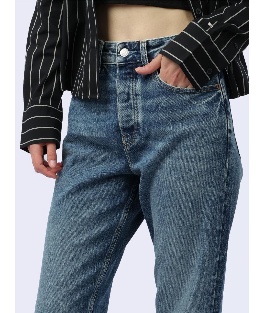 TOMMY HILFIGER Синие прямые джинсы, фото 4