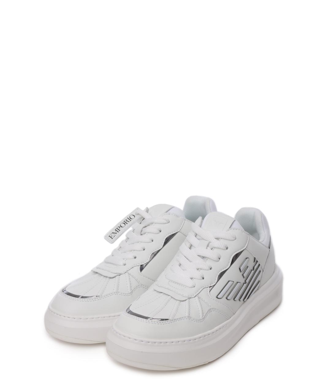 EMPORIO ARMANI Кожаные кроссовки, фото 2