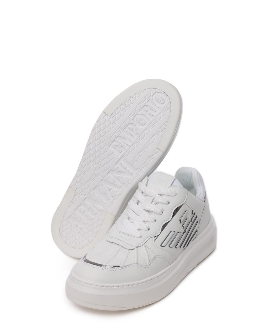 EMPORIO ARMANI Кожаные кроссовки, фото 4