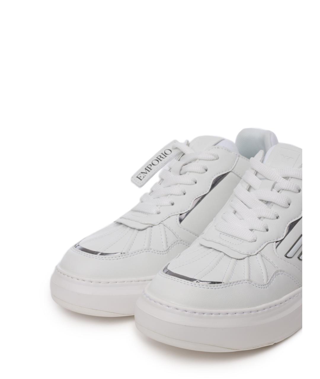 EMPORIO ARMANI Кожаные кроссовки, фото 6