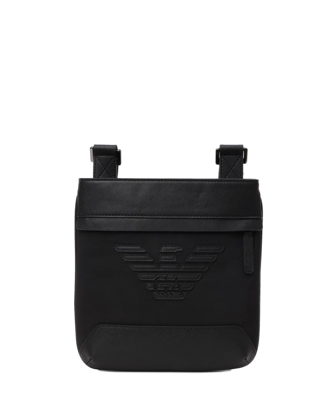 EMPORIO ARMANI Черная сумка на плечо, фото 1