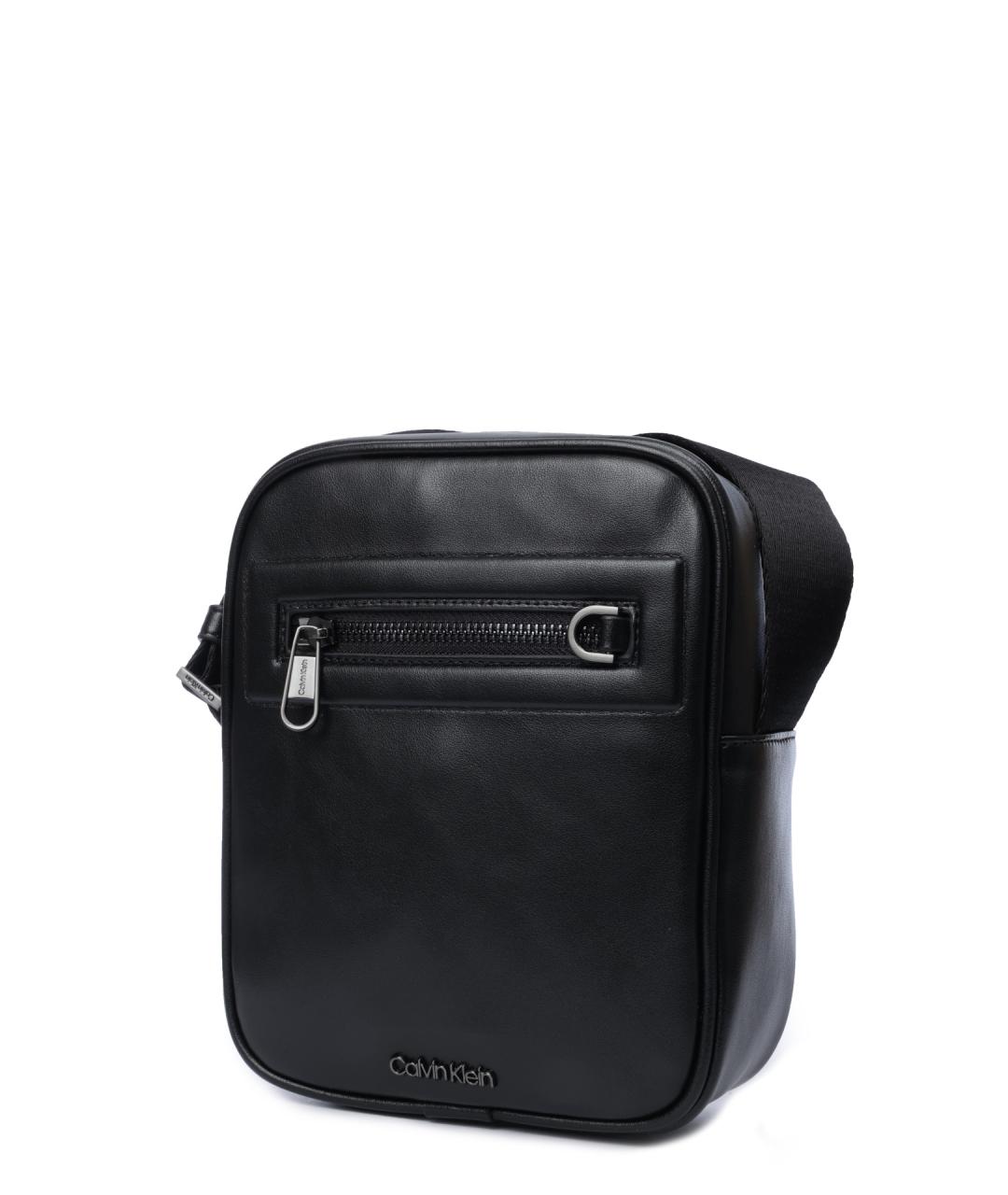 CALVIN KLEIN Черная сумка на плечо, фото 2