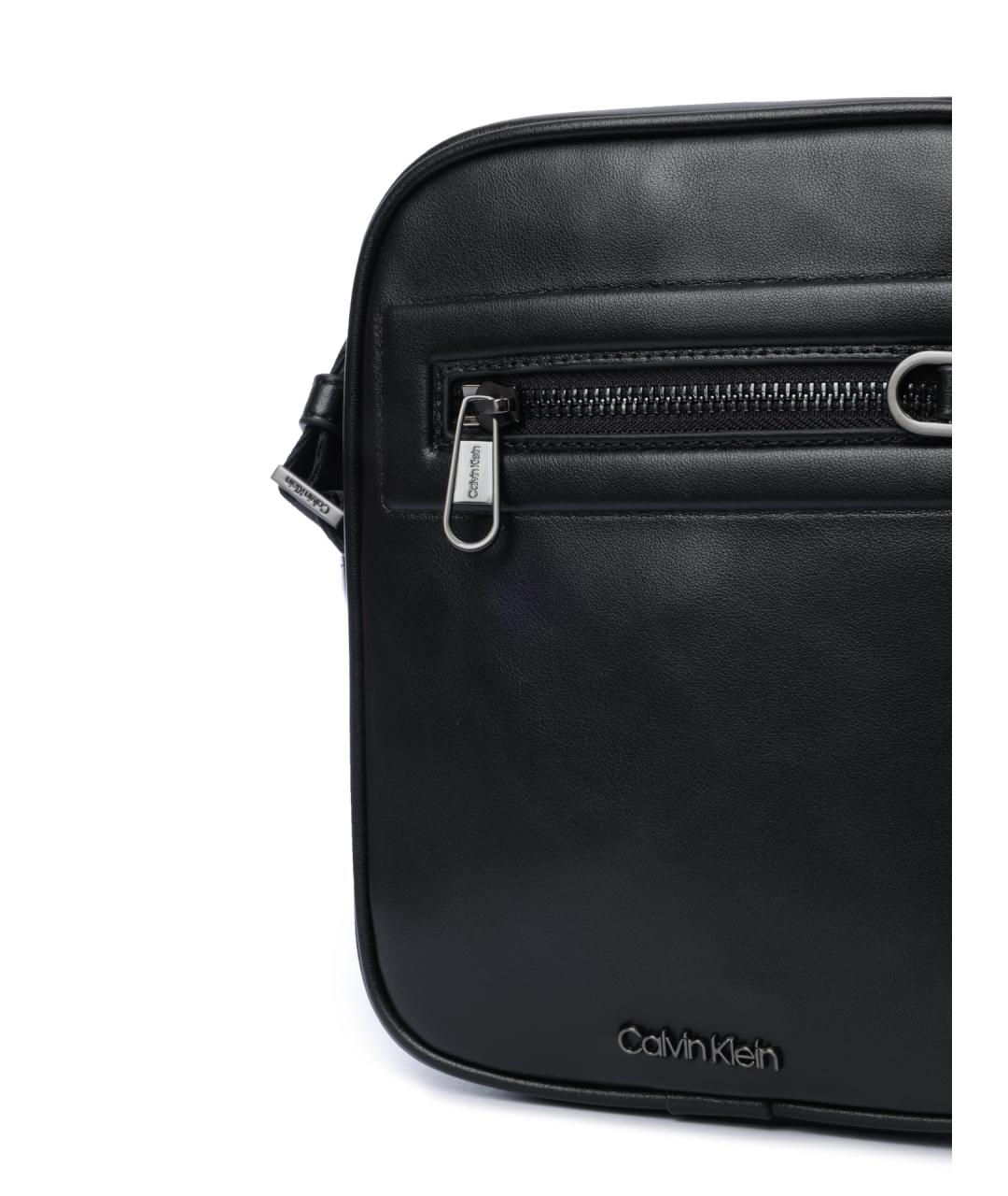 CALVIN KLEIN Черная сумка на плечо, фото 4