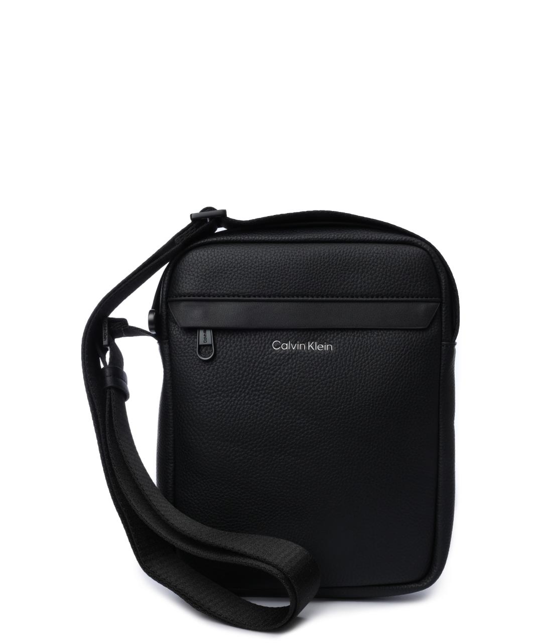 CALVIN KLEIN Черная сумка на плечо, фото 1